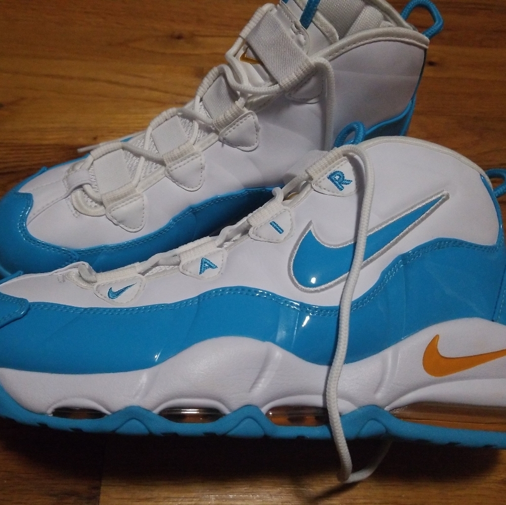 New Nike Uptempo 95 Blue Fury Size 11.5 Goat Verif